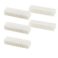 5 Pcs 3mm Pitch 24 Pins Straight Car Auto PC PSU Supply ATX Connector picture