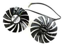 Pair Fans For MSI GTX 970 960 780 750 GTX 780Ti RX 580/570 PLD10010S12HH 95mm picture