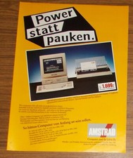 Rare Advertising AMSTRAD PCW 9512 Text System Personal Computer 1988 picture