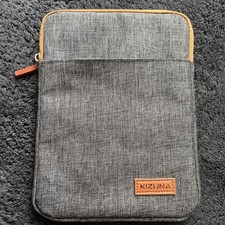 Kizuna Laptop Sleeve Unisex OS Grey Padded Water Resistant Travel Tech Case Bag picture