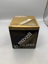 29 Pack Maxell MF 2HD IBM Formatted Floppy Disks - plus 10  3M diskettes picture