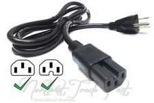 6' AC Power Cord for BenQ Digital Projector Model MX720 MX819ST DLP MX520 MX660P picture