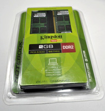 New Kingston 2GB DDR2 PC2-5300 667MHz Notebook Memory Sticks Cards Dual Channel picture