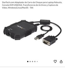 StarTech.com KVM USB/VGA Adapter Video Capture & File Transfer Black picture
