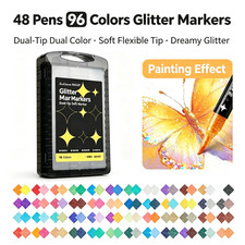 Glitter Acrylic Marker Direct Liquid for 3D Printed Model Figure Painting picture