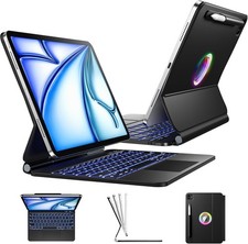 iPad Air 11 10.9 Pro 11 Keyboard Case with Trackpad Backlit Wenlaty picture