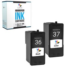 2-Pack Replacement CMYi Lexmark 36-37 Ink Cartridge for X Series X5650es X6650 picture