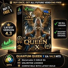v4.3 Quantum Queen X EA Metatrader MT5 Gold Trading Robot MQL5 Expert Advisor picture