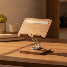 Desktop Stand Featuring Rotating Base Portable Desktop Phone Stand Compact picture