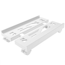 Mobile Computer Tower Stand, Adjustable PC Stand with 4 Wheels picture