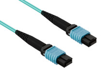 20m OM4 MTP TO MTP 12 Fibers Corning Fiber Trunk Cable Type B Multimode 50/12... picture