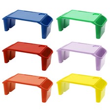6 Pcs Kids Lap Desk Rectangular Desk Tray for Writing Eating Game Classroom picture