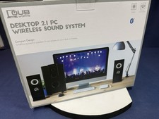 QUB WORKS DESK TOP SPEAKERS WIRELESS SOUND SYSTEM picture