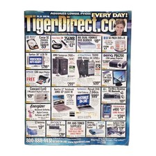 Vintage TigerDirect 2003 Catalog Retro PC Computer Tech Nostalgia Tiger Direct  picture