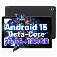 Urao Android 15 tablet 10.1 inch IPS LCD HD 24GB RAM 128GB ROM Dual Camera WIFI picture