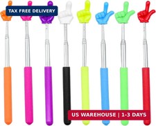 8Pcs Telescopic Teachers Pointer, Mini Pointer Finger Stick for Classroom, Retra picture
