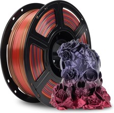 FLASHFORGE Silk PLA Filament 1.75mm 1KG Shifting Multicolor 3D Printer Filament picture