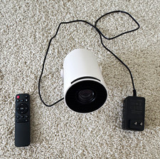 HY300Pro+ LPD Smart Projector 720p 1080p, HDMI/USB, Remote, Adapter picture