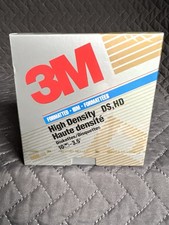 3M DS/HD 3.5” FLOPPY DISKS DOUBLE SIDED DOUBLE DENSITY 10 PACK - NEW, SEALED. picture