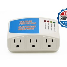BSEED Surge Protector Power Strip 3 Outlet 1875W 120V 15A for Refrigerator 1 picture
