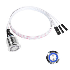16Mm Chassis Switch Host Metal Button Desktop Computer Host Switch Cable Metal L picture