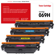 4PK Toner Cartridge 069 H Compatible For Canon 069 LBP674Cdw MF756Cx MF753Cdw picture