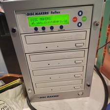 Disc Makers Reflex Max -4 CD/DVD Duplicator Tower 1 -to-3 Great condition picture