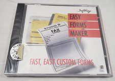 SoftKey Easy Forms Maker CD-Rom- fast, easy cutom forms-new/sealed picture