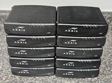 LOT OF 10 ARRIS CM820A Cable Modem 8x4 Chs - Black w/ Power & Ethernet Cords picture