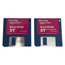 Timeworks Word Writer For Atari 520/1040 ST Vintage 1984 Computer Software picture