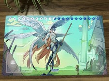 Digimon Table Playmat Angemon TCG CCG Gaming Pad Trading Card Game Mat Mousepad picture