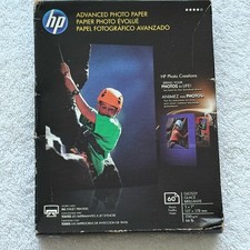 HP Advanced Glossy Photo Paper | 60 Sheets | 5 x 7 in | Q8690A New -Unopened Box picture