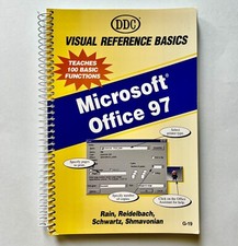 DDC Microsoft Office 97 Visual Reference Basics Learning Manual Rain Reidelbach picture