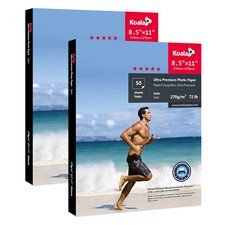 Koala Ultra Premium Satin Photo Paper 8.5x11 72lb 100Ct for Inkjet Printer Epson picture