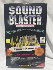 VTG Sound Blaster 2.0 CT1350B ISA Card Boxed Incomplete + Reveal Riser UNTESTED picture