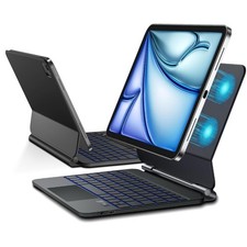 JUQITECH Magic Keyboard for iPad Air 11 2026 (M4 M3 M2) W/ Multi-Touch Trackpad picture