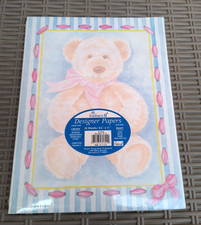 Designer Papers by Sonburn II - NEW - 25 sheets per pack, Teddy Bear, 8-1/2