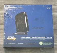 Cisco Linksys PLK300 200Mbps Powerline AV Network Kit - NIB- SEALED -FREE SHIP picture