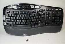 Used Logitech K350 Wireless Wave Keyboard USB Receiver -  - Unit #5 picture