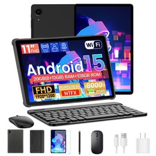 11 inch Android 15 WIFI Tablets FHD Touchscreen 8-Core 20GB+128GB with Keyboard picture