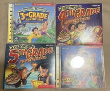 Vintage PC Educational Game Lot 3rd 4th 5th 6th Grades ClueFinders Learning Comp picture