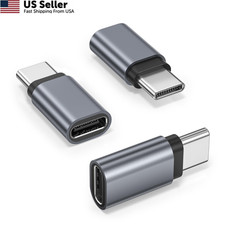 Basesailor USB Type C Extender Adapter 3Pack,100W 40Gbps C Straight-Gray picture