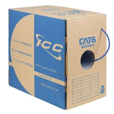 Cat6 CMR Riser 1000ft - UTP 23AWG, 100% Solid Pure Copper, Unshielded, Bulk E... picture