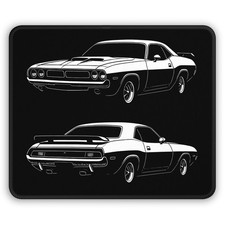 1970-1974 Dodge Challenger Mouse Pad - Desk Pad Gift picture