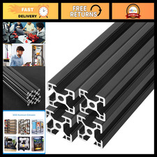 3030 T Slot Aluminum Extrusion Profile for 3D Printer & CNC DIY Projects - Black picture