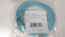 Pack of 2: 4M LC / LC Multimode Duplex 50/125 Fiber Cable picture