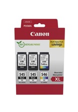 Canon PG-545XL x 2 / CL-546XL High Yield Genuine Ink Cartridges, Pack of 3 (2 x picture