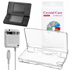 3-in-1 Kit for NDS Lite Case - Ultra Clear Crystal Transparent Hard Shell Cas... picture