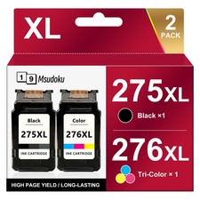 2PK PG-275XL CL-276XL Ink compatible with Canon 275 Pixma TR4700 TS3722 TR4722 picture
