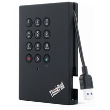 Lenovo ThinkPad 1TB USB 3.0 Secure External HDD Black MPN 0A65621 picture